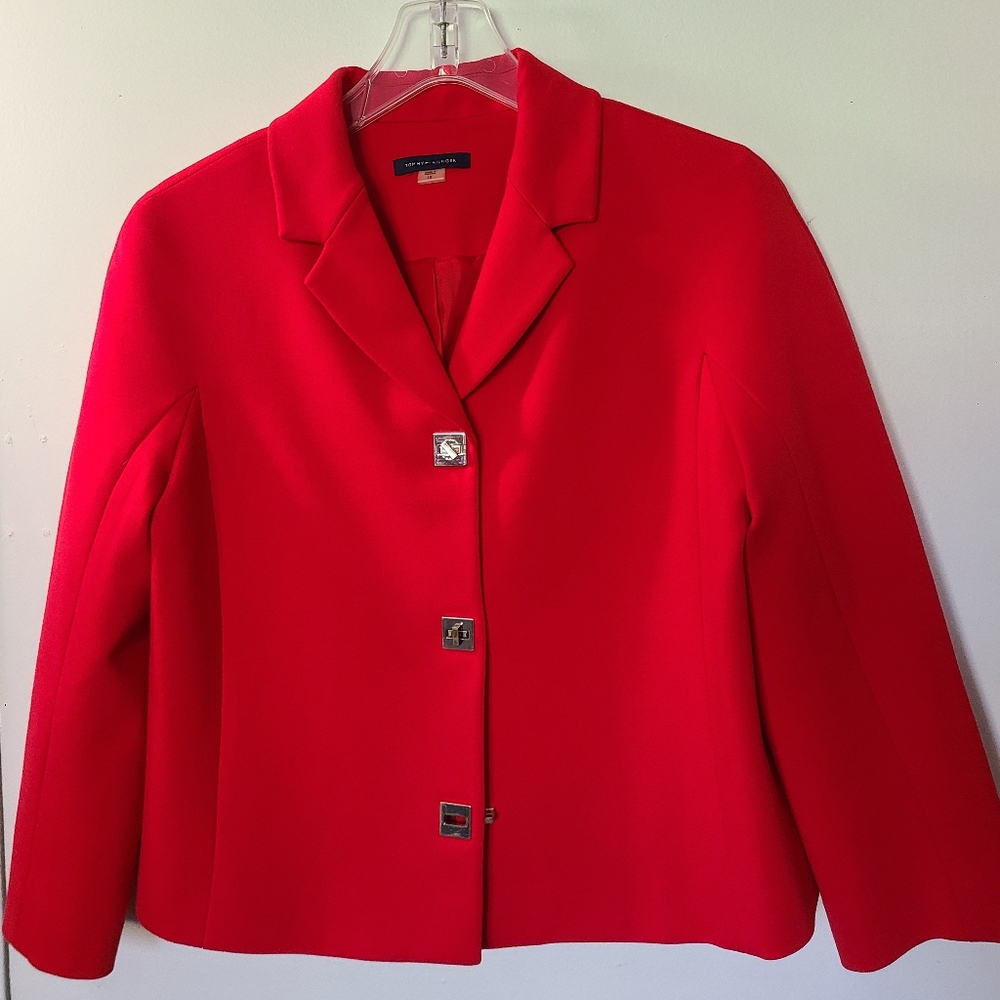 Tommy Hilfiger Cropped Sleeve Blazer